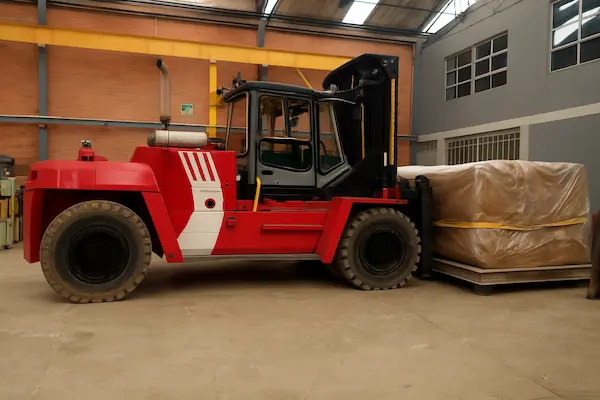 Montacargas en mercancía delicada