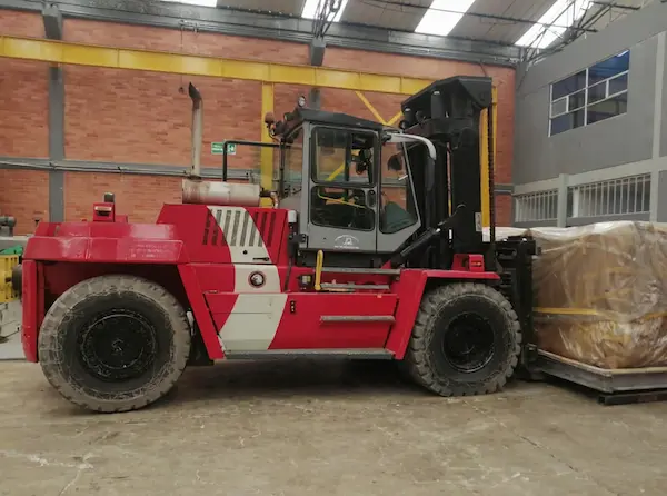 Logística de montacargas